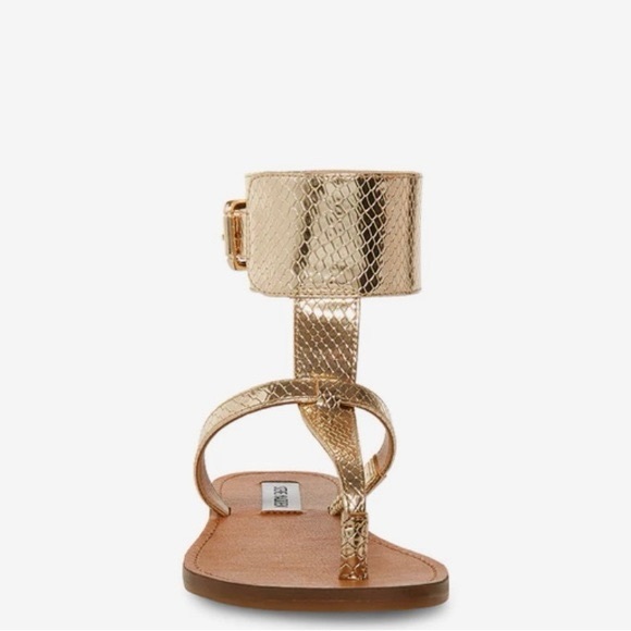 Steve Madden Gold Rico Sandals - Picture 2 of 7